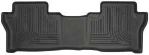 Honda Pilot Floor Mats - Rear - Husky Liners - WeatherBeater - Black - 2016